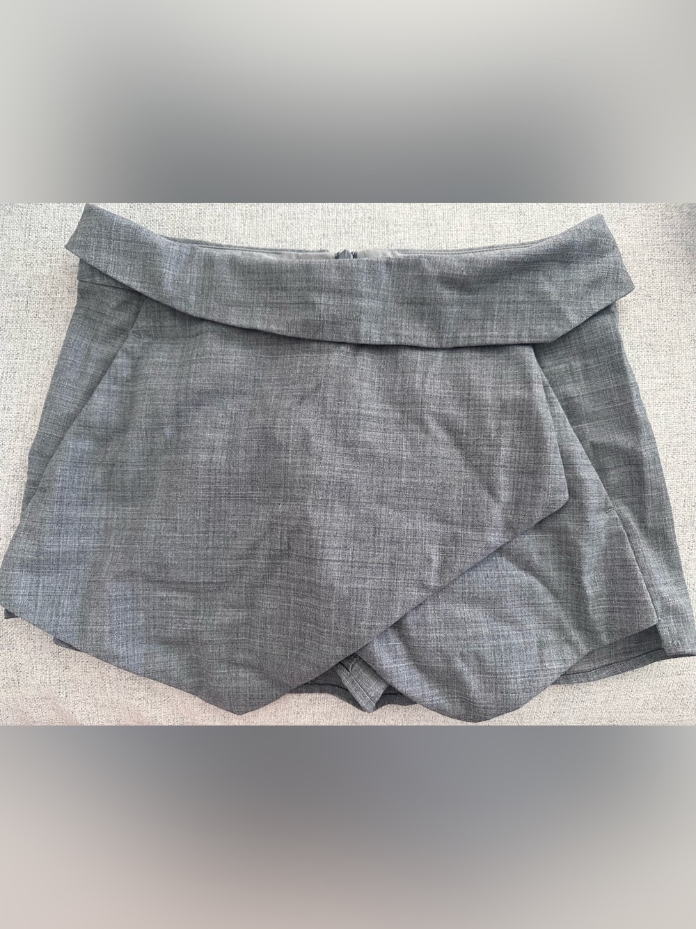 Aritzia Talula Heather Grey Berklee Skort Discontinued Rare Sz 0